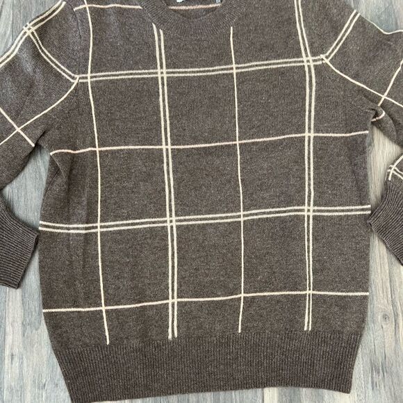 27 Miles Malibu Striped Cashmere Crewneck - Picture 2 of 6